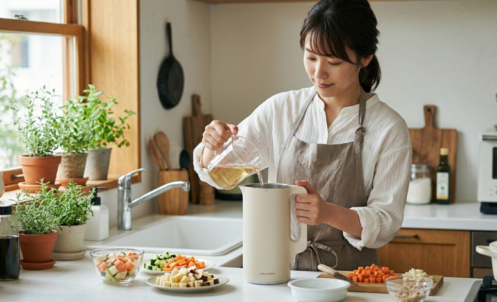 焦げ付き失敗を防ぐ材料の投入順序と水分量